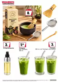 Woolworth Prospekt Seite 31: Öl-Sprühflasche €2,00, Matcha Set €8,00