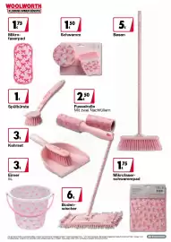 Woolworth Prospekt Seite 33: Mikrofaserpad €1,75, Kehrset €3,00