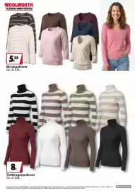 Woolworth Prospekt Seite 4: Damen Rollkragenpullover €8,00, Damen Strickpullover €5,55