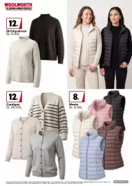 Woolworth Prospekt Seite 5: Damen Strickpullover €12,00, Damen Weste €8,00