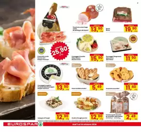 Volantino Eurospar Pagina 14: Trecchine gusti assortiti Re nel Regno delle Delizie €2,49, Gratin ai funghi porcini €12,90