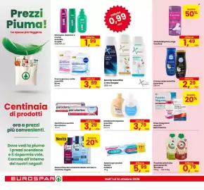 Volantino Eurospar Pagina 22: Deodorante Squeeze assortito Breeze €3,79, Crema corpo assortita Leocrema €2,29