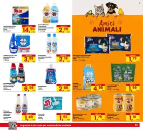 Volantino Eurospar Pagina 23: Brillasciuga Finish €2,99, Bocconi per cane gusti assortiti Pedigree €1,19