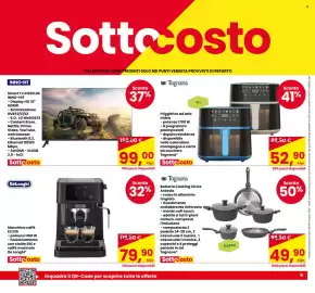 Volantino Eurospar Pagina 9: Friggitrice ad aria Iridea Tognana €52,90, Macchina caffè DeLonghi EC235 €79,90