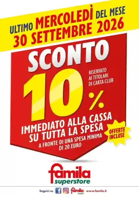 Famila Superstore (valido fino al 30-09)