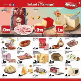 Volantino Supermercati Vinci Pagina 3: Prosciutto crudo Corallo Veroni €1,99, Parmigiano Reggiano DOP €2,59