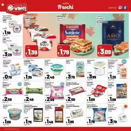 Volantino Supermercati Vinci Pagina 4: Mozzarella Tris Zappalà Senza Lattosio €2,69