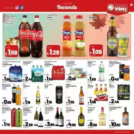 Volantino Supermercati Vinci Pagina 9: Succo di frutta Valfrutta €0,99, Birra Corona €1,19