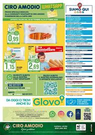 Volantino Ciro Amodio Pagina 12: Stracchino Cirio Amodio €1,15, Montefiore biscotti €2,69