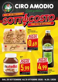 Volantino Ciro Amodio Pagina 1: Nutella €5,99, Farchioni olio extravergine di oliva €4,99