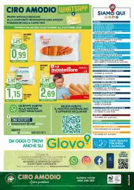 Volantino Ciro Amodio Pagina 12: Stracchino Cirio Amodio €1,15, Montefiore biscotti €2,69