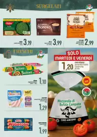 Volantino Ciro Amodio Pagina 7: Tre Marie cornetto rodrigo pistacchio €2,99, Findus pisellini primavera €3,19