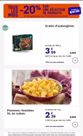 Catalogue Picard page 23: Picard Gratin d'aubergines €3,99, Pommes rissolées XL en cubes €2,39