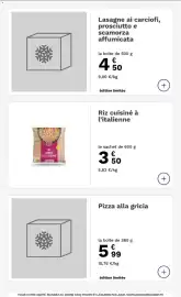Catalogue Picard page 5: Ploard Riz cuisiné à l'italienne €3,50, Pizza alla gricia €5,99