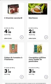 Catalogue Picard page 7: Maritozzo €2,99, Les Légumes Courgettes de Calabre grillées €3,99