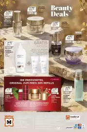 Müller Flugblatt Seite 14: Lancaster Golden Lift €69,95, Biotherm Collagen Fit Bodymilk €24,95