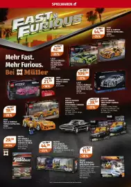 Müller Flugblatt woche 40 Seite 11: LEGO 2 FAST 2 FURIOUS NISSAN SKYLINE GT-R (R34) FLITZER €109,00