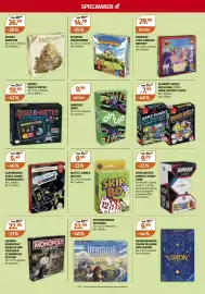 Müller Flugblatt woche 40 Seite 7: Pegasus Kingdomino €14,99, Mattel Games Skip Bo €9,99