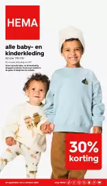 HEMA Flugblatt woche 40 Seite 1: Alle baby- en kinderkleding