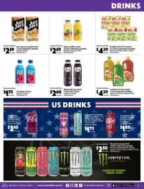 C-Store Distribution catalogue Page 7: Ribena Blackcurrant Fruit Drink €2,60, Fiji Water €175,00