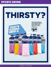 C-Store Distribution catalogue Page 8: Maximus Sports Drink 1 Litre Selected Varieties €2,50