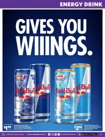 C-Store Distribution catalogue Page 9: Red Bull Energy Drink 355mL Selected Varieties €2,95