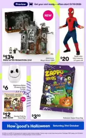 BIG W catalogue Page 2: LEGO Icons Mayor Manor 11383 €134,00, Halloween Zappo Drops Bag €3,50