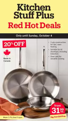 Kitchen Stuff Plus (valid until 5-10)