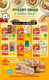 Biedronka gazetka tydzień 40 Strona 2: Pizza proteinowa z kurczakiem Go Active €12,99, Pizza margherita Gusto Bello €9,99