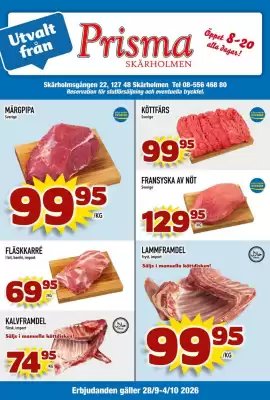 Prisma Mat reklamblad (giltig till och med 4-10)