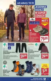 ALDI gazetka Strona 11: UP2FASHION Skarpety damskie/męskie €5,99, Bluza polarowa dzianinowa Adventuridge €39,99