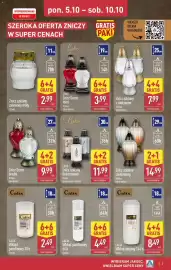 ALDI gazetka Strona 3: Znicz szklany cieniowany €14,99, LUKS Znicz szklany dekorowany €11,99