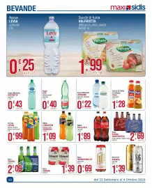 Volantino Maxi Sidis settimana 40 Pagina 10: Birra Ichnusa €1,39, Birra 8.6 Bavaria €1,39
