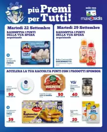 Volantino Maxi Sidis settimana 40 Pagina 9: Bastoncini al Limone Findus €3,99