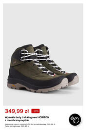 4F gazetka tydzień 40 Strona 10: Wysokie buty trekkingowe Horizon z membraną męskie 4F €349,99