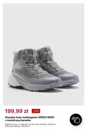 4F gazetka tydzień 40 Strona 4: Wysokie buty trekkingowe Speed Hiker z membraną damskie 4F €199,99