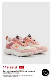 4F gazetka tydzień 40 Strona 6: Buty trekkingowe FLY TRACK z przewiewną cholewką dziewczęce 4F €149,99