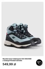 4F gazetka tydzień 40 Strona 8: Wysokie buty trekkingowe Ice Cracker z izolacją Primaloft damskie 4F €549,99