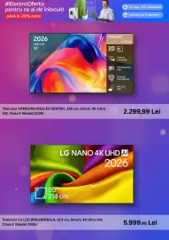 Catalog Emag săptămâna 40 Pagină 2: Samsung mini led 55m72h €2.999,90, Lg nano 4k uhd ai 2026 €5.999,99