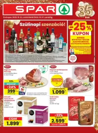 Spar akciós újság hét 40 Oldal 1: Nescafé Dolce Gusto kávékapszula €1.899,00, Regnum sertéslapocka €1.099,00