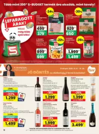 Spar akciós újság hét 40 Oldal 16: Angyal mosoly tokaji cuvée €1.399,00, Cinzano Asti €3.499,00