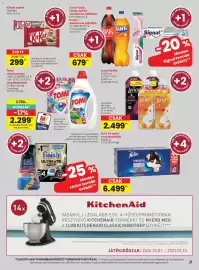 Spar akciós újság hét 40 Oldal 21: Kitkat €299,00, Lenor öblítő €2.499,00