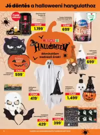Spar akciós újság hét 40 Oldal 4: Sence witch potion face sheet mask €599,00, Ooops! halloween háztartási papírtörlő €699,00
