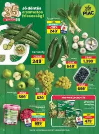 Spar akciós újság hét 40 Oldal 6: Kígyóuborka €249,00, Eisberg salátakeverék €479,00