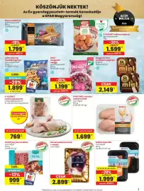 Spar akciós újság hét 40 Oldal 7: Pecsenyekacsacomb €2.899,00, Spar csirkemellfilé €1.699,00