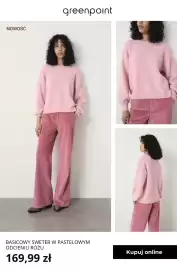 Greenpoint gazetka tydzień 40 Strona 12: Basicowy sweter w pastelowym odcieniu różu Greenpoint €169,99