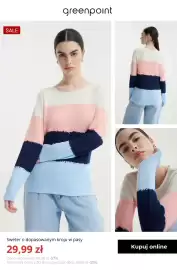 Greenpoint gazetka tydzień 40 Strona 3: Sweter o dopasowanym kroju w pasy Greenpoint €29,99