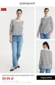 Greenpoint gazetka tydzień 40 Strona 7: Sweter w czarne paski ze ściągaczem u dołu Greenpoint €59,99