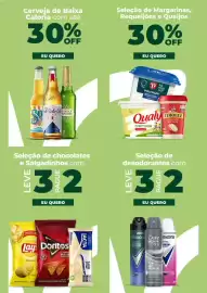 Folheto Pão de Açúcar semana 40 Página 2: Cerveja de Baixa Caloria com até 30% EU QUERO OFF Seleção de Margarinas