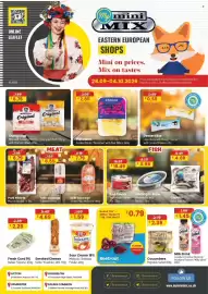 MyMINIMIX leaflet week 40 Page 1: Legendairy dessert bar €0,69, Pogrebock Salted Cucumbers €2,39